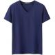 Custom Made Printed Or Embroidery V Neck T Shirts In Cotton Material