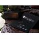 Premium Black And Silver Business Cards , Velvet Feel Business Cards Lightweight