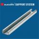 Galvanized Steel Metal Electrical 14 Gauge Strut Channel C Type