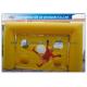 Popular Yellow Small Inflatable Soccer Game For Football Throwing Exercise