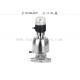 SS 316L Full Port Mini type Clamped  diaphragm valve wtih F top( One sensor to feedback the position)
