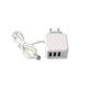 Long Service Life 3 Port Usb Wall Charger Low Resistance Electrolytic Capacitor