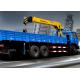 Mini XCMG Telescopic service truck with crane , Safety Transportation