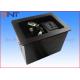 Commercial Compact Table Cable Cubby , Slip Up Conference Table Connectivity Box