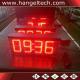 5 Inches Digits 88:88 Outdoor Waterproof LED Time Temperature Display