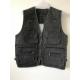 Mens classic vest in 100% polyester washed fabric, S-3XL, 4 colors can be chose