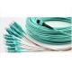 Multimode 12 Fibers MPO Patch Cord For FTTB Network 850 Nm - 3.5dB / Km Attenuation