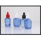 Square Essential Oil Glass Bottles 30ml E Liquid Glass Container Round Shape