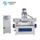X Y Z Axis 3 Head Wooden Cnc Router Engraving Machine With Italy HSD Brand Spindle
