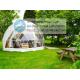 Waterproof Geodesic Dome Tents Glamping with Tunnel Attachment
