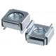 Galvanized Stainless Steel Cage Nuts Standard 0.4 - 0.5mm Thickness M8 Captive Nut