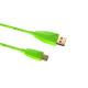 Green High Speed USB 3.1 Lightning Cable Copper Core 480Mbps Data Sync