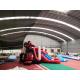 Indoor Ironman Red Inflatable Bounce House Combo Waterproof Safety Material
