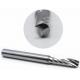 Carbide Lathe Down Spiral One Flute End Mill Cutter For Plastic Wood