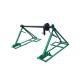 1000 KN Torque Integrated Cable Reel Stand Colored With Disc Tension Brake