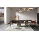 Modern Home Furniture Dinning Table Set 8 Seater Ceramic Marble Dining Table For Restaurant