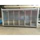 6 Glass Door Commercial Display Refrigerator 380V 3200L Durable