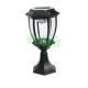 Black Finished Popular Aluminun Solar Led Post Lighting LED Solar Lamp Post