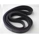 Black Color Rubber Timing Belt , 10mm - 450mm Width Metric Timing Belts