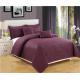 Solid Quilts Royal 5pcs Embossed Quilt Set Ultrasonic Quilts Soft Microfiber Fabric