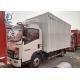 HOWO brand Box Light Duty Commercial Trucks Wheelbase 3360 Steering Wheel,Total weight 4330kg, white color