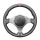 Hand Stitching Carbon Leather Steering Wheel Cover for Mitsubishi Lancer Evolution EVO 7 8 9 MR M 2003 2004 2005 2006 2007