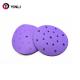 Ceramic 6 Inch Hook And Loop Sanding Discs 60 Grit With 17 Hole