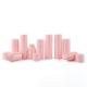 Beauty packaging 15ml 30ml 50ml pink travel parfum and empty lotion plastic bottles