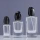 Ultralight Reusable Square Perfume Bottles , ISO9001 Spray Perfume Glass Bottle