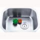 Undermount Stainless Steel Single Bowl Sink Electroplated UPC Standard