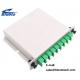 LC APC LGX Box PLC Fiber Optic Cable Splitter 1x16 Green Color