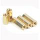 Brass Screw Copper Isolation Column Hexagon Coupling Nuts DIN6334