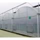 Heat Preservation Dome Style Greenhouse , Plastic Film Greenhouse With Cooling System