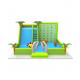 Tropical Inflatable Playground Fun Zone Customized Obstacle Climb