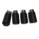 Universal Exhaust Pipe M Performance Dual Carbon Fiber Black Stainless Steel Muffler Tips for BMW modify