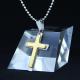 Fashion Top Trendy Stainless Steel Cross Necklace Pendant LPC285