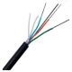 Quality assurance 2 4 6 8 10 12 core flexible armored tactical fiber optic cable