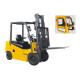 Multifunctional Diesel Powered Forklift 2 Ton With Side Shifter Solid Tyres