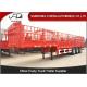3 Axles 40 FT Side Wall Semi Trailer Steel Material 30-80 Tons Loading Capacity