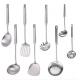 304 Stainless Steel Kitchen Utensil Sets , 8pcs Metal Cooking Utensils Set