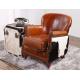 brown antique style leather chair furniture,#2004