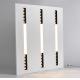led flat panel lighting 3 Color changing Dial switch dimming 2x2 led flat panel grille model 40w 4000LM white fixture