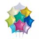 Wholesal Premium attractive multi-color party helium gas 18inch star foil balloon