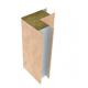 Mineral Wool Honeycomb Insulated Sandwich Panel Wall Cladding 500mm