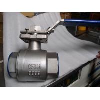 Three Way Floating Ball Valve For Petroleum , Chemistry Anti Static Device
