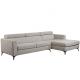 Foldable Sectional Fabric Queen Sleeper Sofa Stain Resistant Multiscene