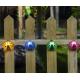Mini Ladybug Solar Lights Cute Small Ladybug Decorative Ornament Fence Lights Solar Garden Decor Lights