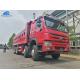 12 Wheel 371HP Sinotruk Howo 8x4 Dump Truck With Top Warning Light