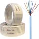 Solid 6x0.5mm Unshielded CCA Alarm Cable for 2/4/6/8/10/12/14/16/18/20 Cores X0.22
