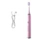 Ultrasonic Automatic Adult Electric Toothbrush Pink Rechargeable Usb